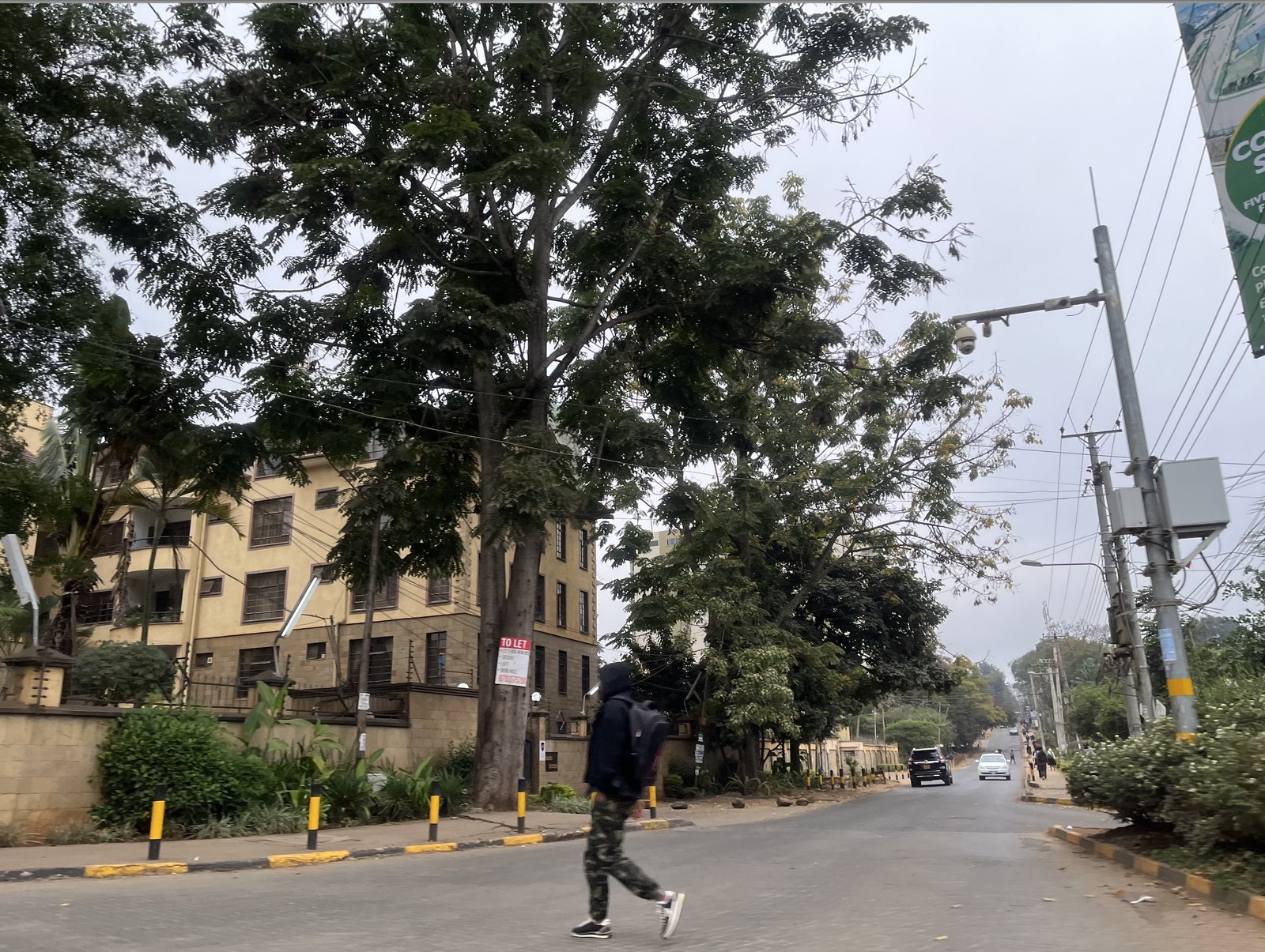 A street in Westlands, Nairobi, the district where the DusitD2 complex stands